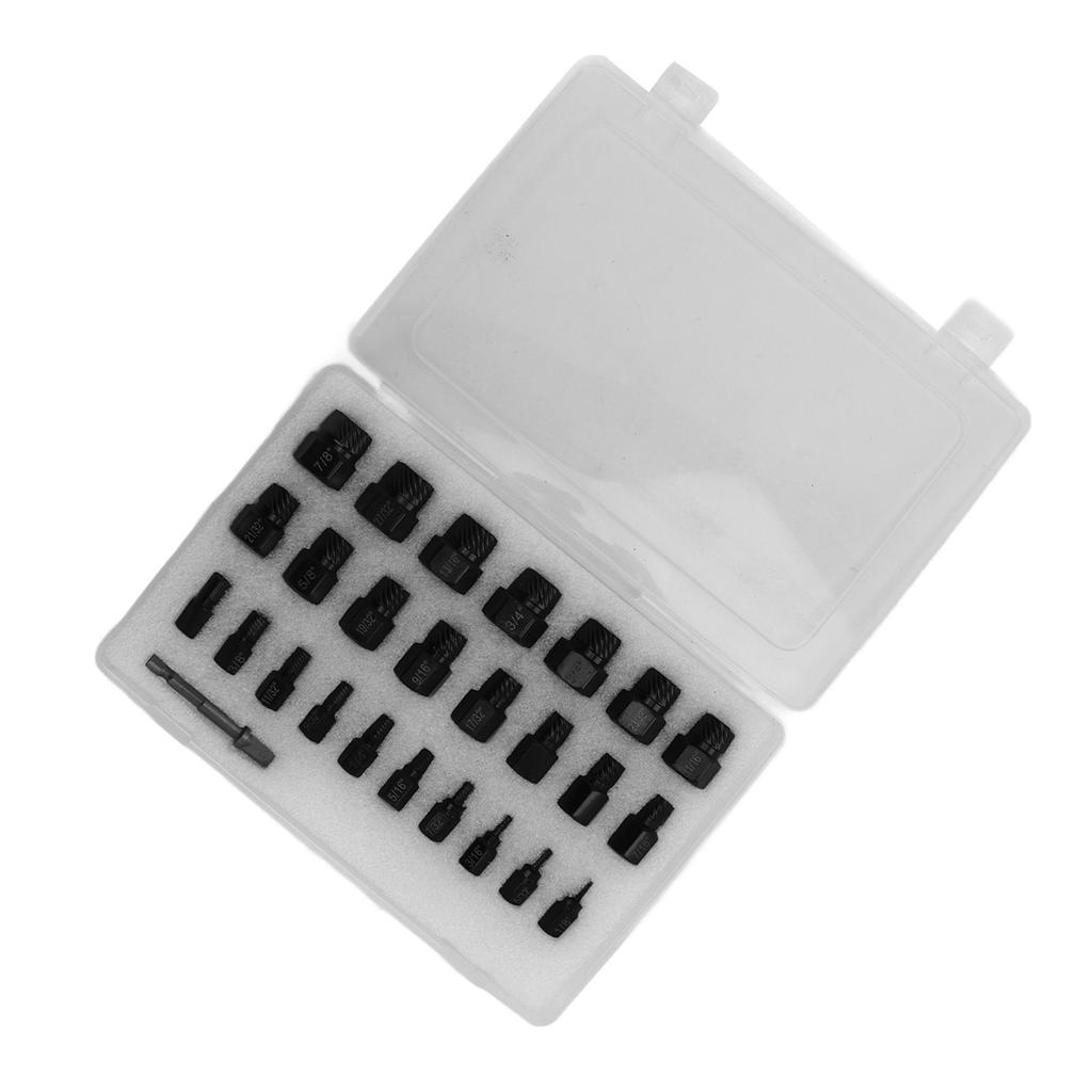 Набор из 25 поврежденных винтов, винт с шестигранной головкой и квадратным приводом из хромомолибденовой стали 38 дюймов