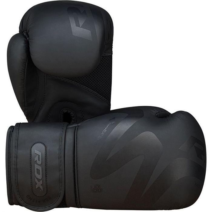 RDX F15 Boxing Gloves Black/Black 12oz