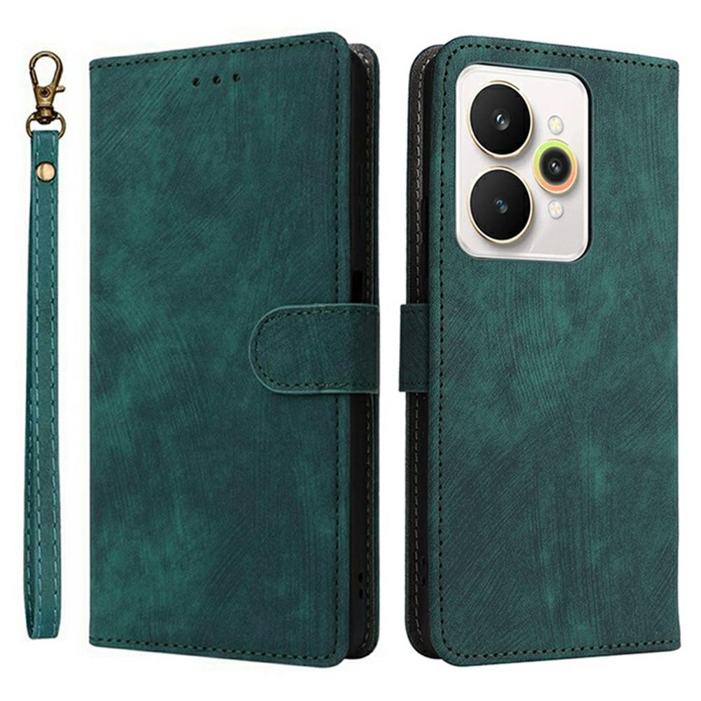 Для Realme 15 Pro 5G/15 5G Чехол Кошелек с RFID-защитой Кожаный Чехол для Телефона Подставка с Ремешком