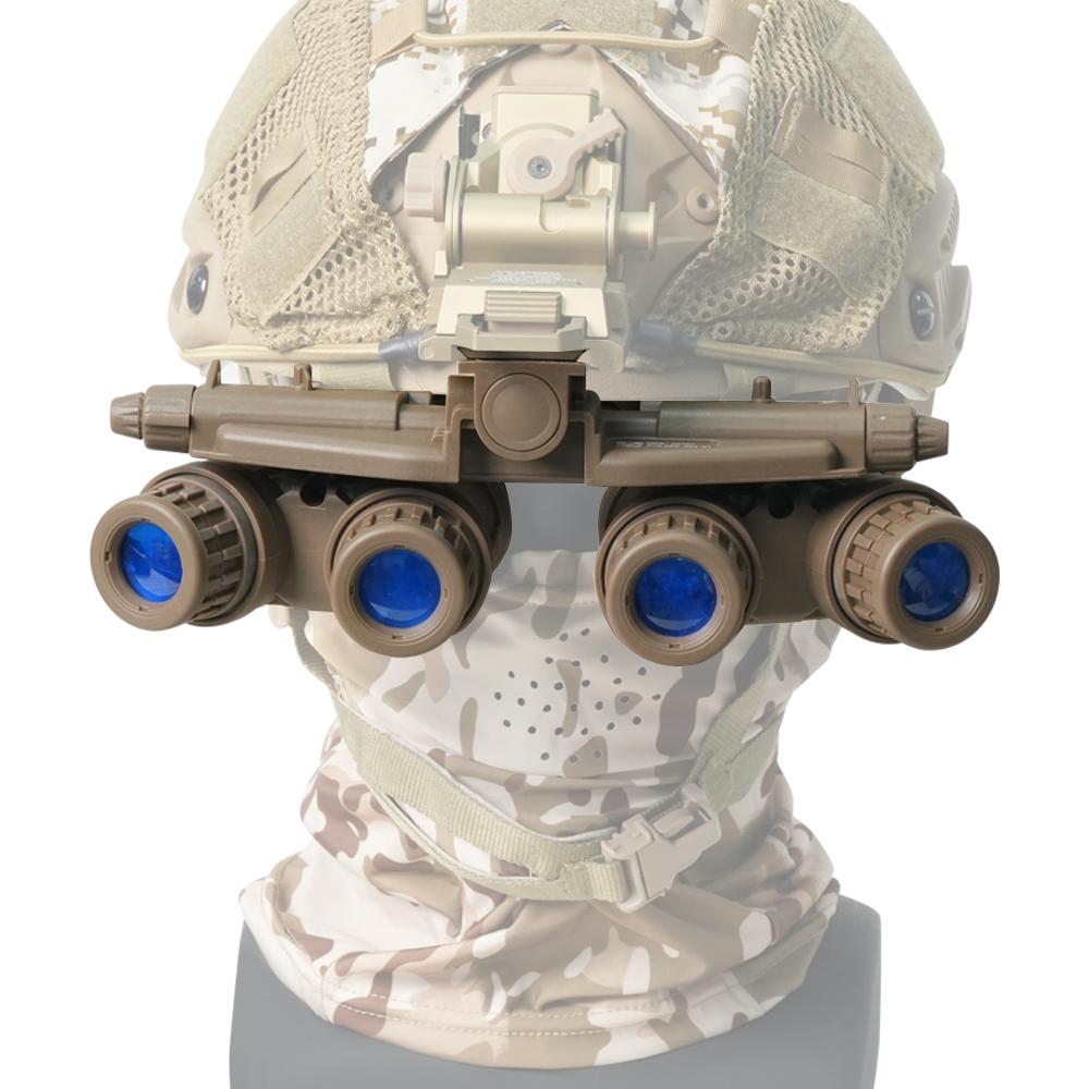 BOOIU Tactical Helmet GPNVG18 Four-eye Night Vision Goggles Model with Battery Case NVG Model Helmet Accessories-No Function
