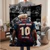 Lamine Yamal Soft Warm Flannel Blankets Comfortable Blanket for Home Decoration Gifting