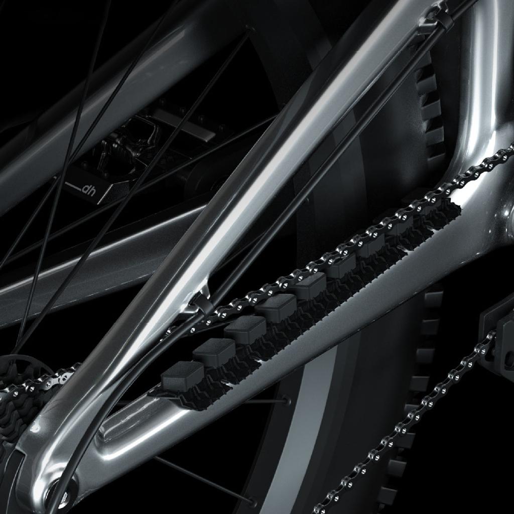 Bicycle Frame Chain Guard Shockproof Tough Scratch Resistant Chain Silicone Guard Pad for Bike