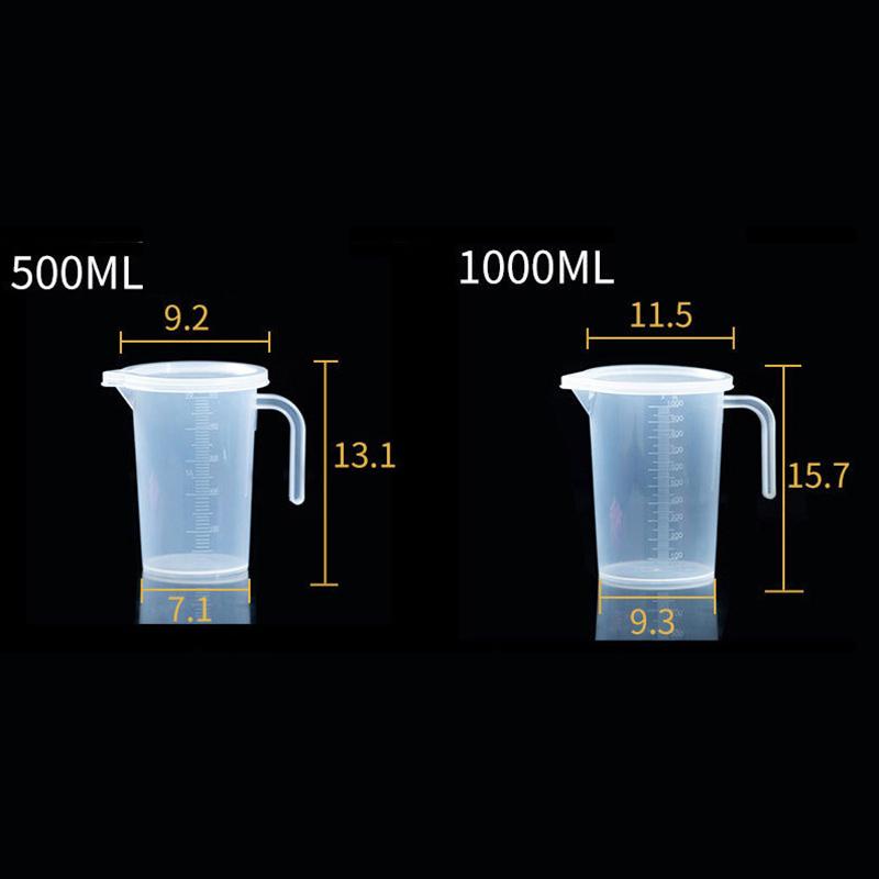 Высокотемпературная утолщенная градуированная чашка с мерной чашкой крышки