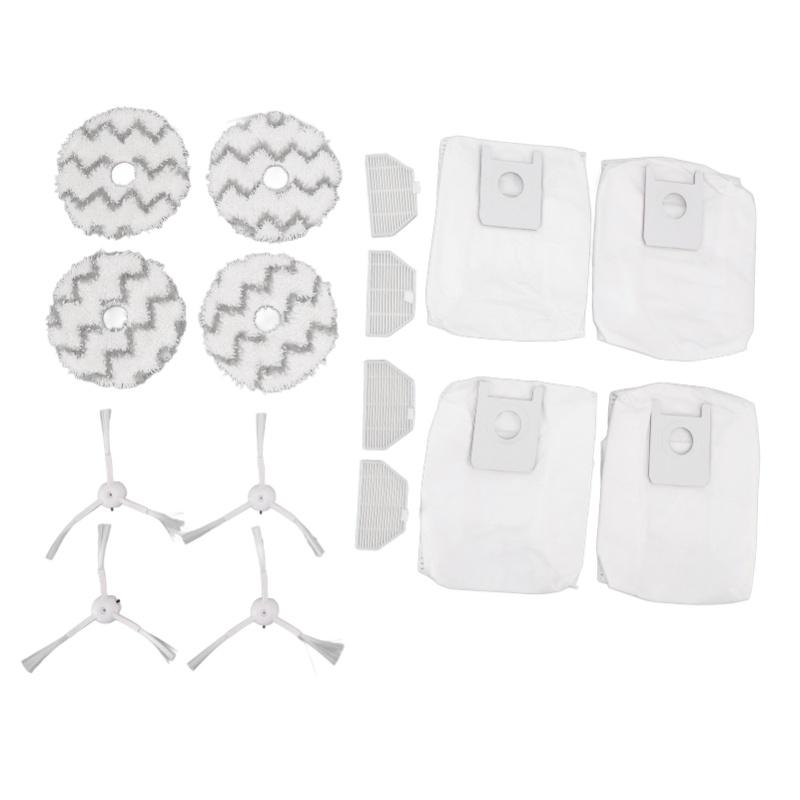 Dust Bag Filter Rag Side Brush Set Robot Vacuum Cleaner Accessories For Roidmi EVA SDJ06RM