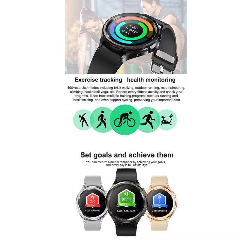 2026 Новые Умные Часы Watch6 Classic Мужские GPS NFC Спорт Фитнес Женское Здоровье Пульс Водонепроницаемые Bluetooth Звонки Умные Часы