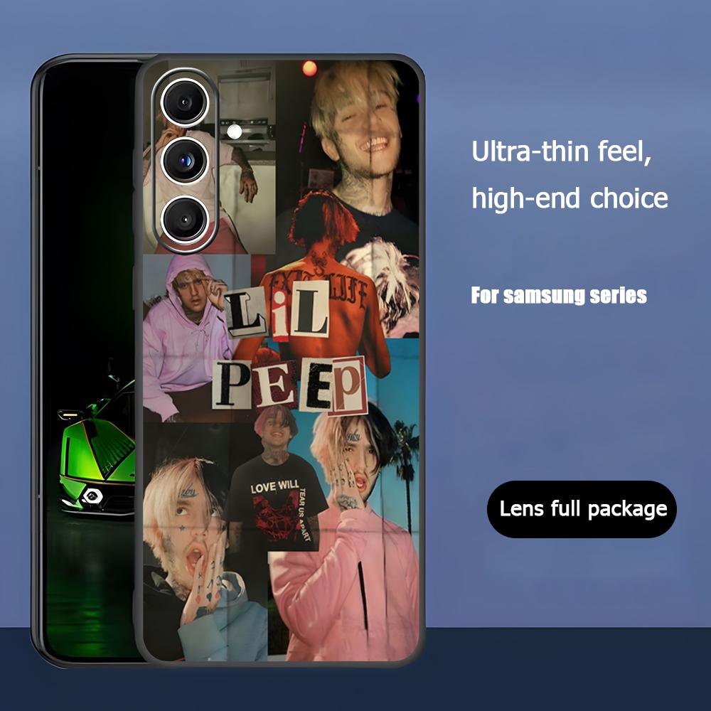 Lil Peep Певец Звезда Популярный Чехол Для Телефона Для Samsung Galaxy S25 S24 S23 S22 S21 S20 Plus Ultra Note20 Мягкий Черный