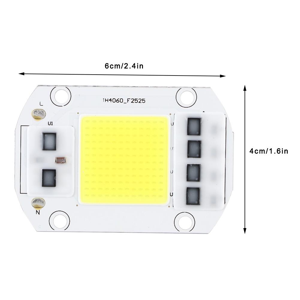 100W 220V Cold White High Power LED Chip High Voltage COB Light Source for Indoor Outdoor Use