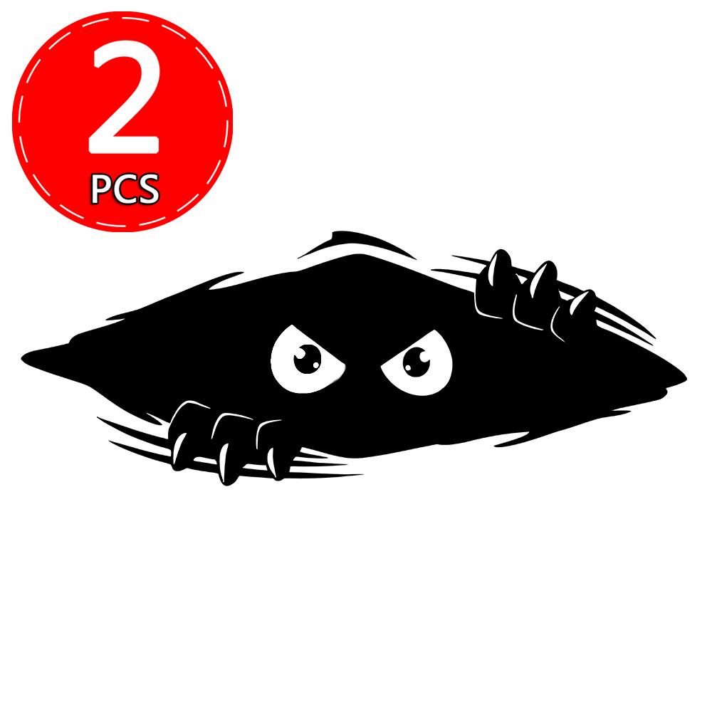 Peeking Monster Car Sticker Funny Exterior Auto Decals for Car Laptop Vinyl Sticker For Apple MacBook Pro/Air Decoration