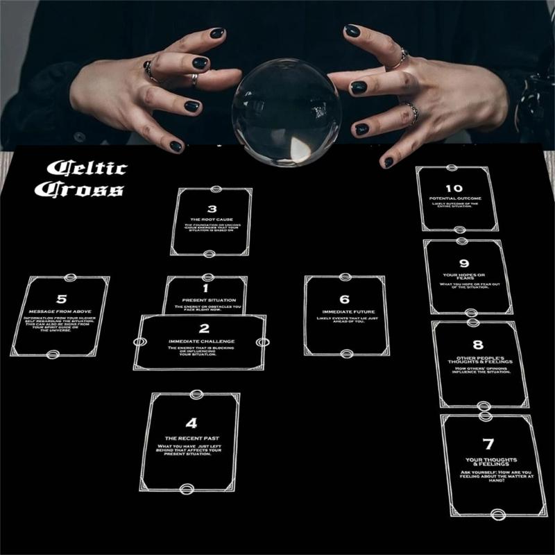 Скатерть для гаданий, Скатерть для чтения карт, Астрология, Карты Таро, Скатерть для алтарей, Аксессуары для настольной игры для гаданий