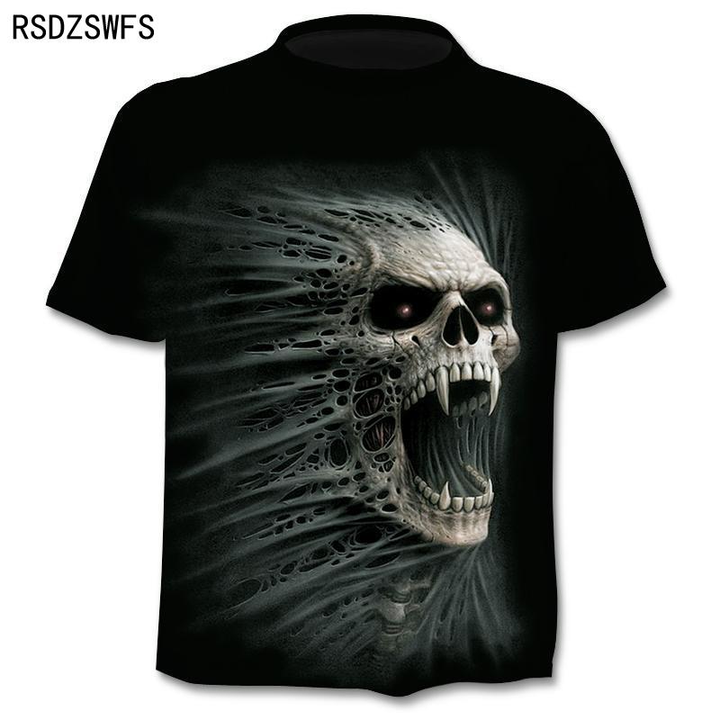 Брендовая мотоциклетная футболка, футболка в стиле панк, рыцарские рубашки, 3d футболка, мужская повседневная винтажная летняя футболка в стиле хип-хоп, одежда для мужчин