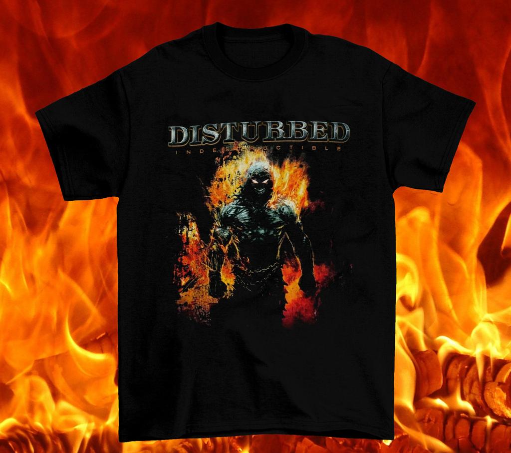 Disturbed INDESTRUCTIBLE 2008 Tour Short Sleeve Black