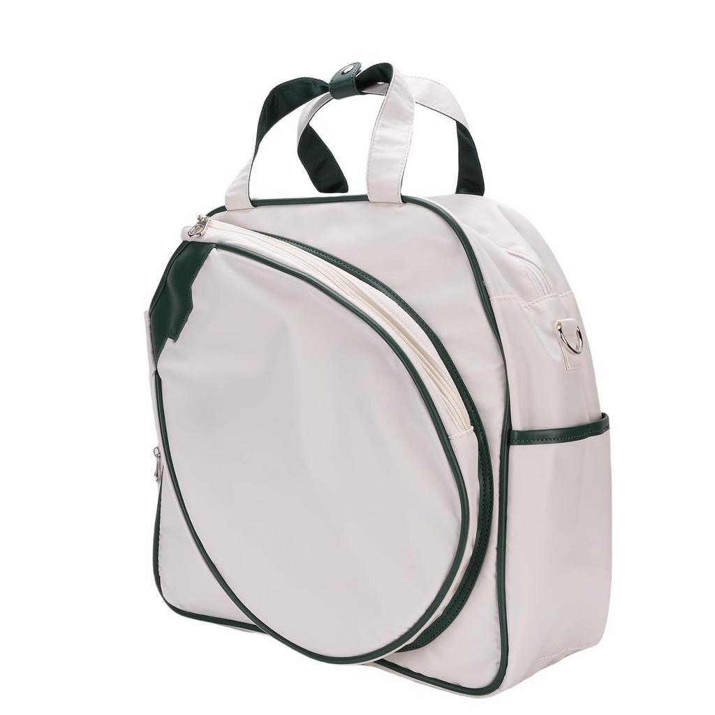 Tennis Racket Bag Waterproofing with Separate Shoe Compartment Insulated Cup Pocket Tennis Racquet Shoulder Bag for