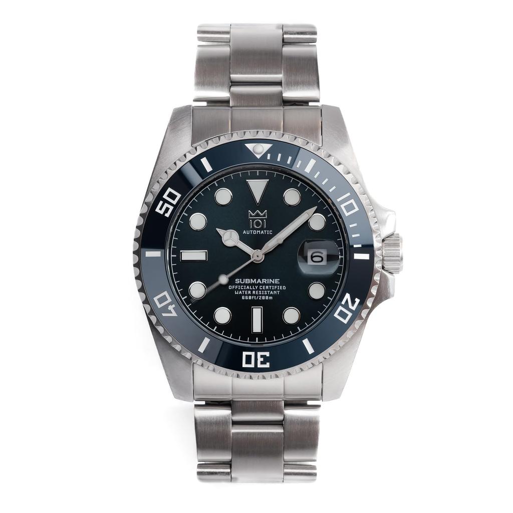 NEW Model 42mm Ceramic Bezel Watch Mechanical Automatic Manual Winding Automatic Date 200m Water Resistant Reverse Rotation Prevention Ceramic Bezel