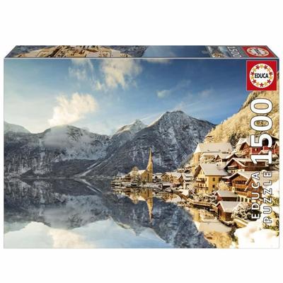 Пазл - EDUCA - Халльштатт Зима - 1500 деталей - Пейзаж - 85 х 60 см - Взрослый