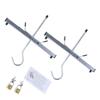 Ladder Roof Clamps for Car Accessories Secure Locks Rack