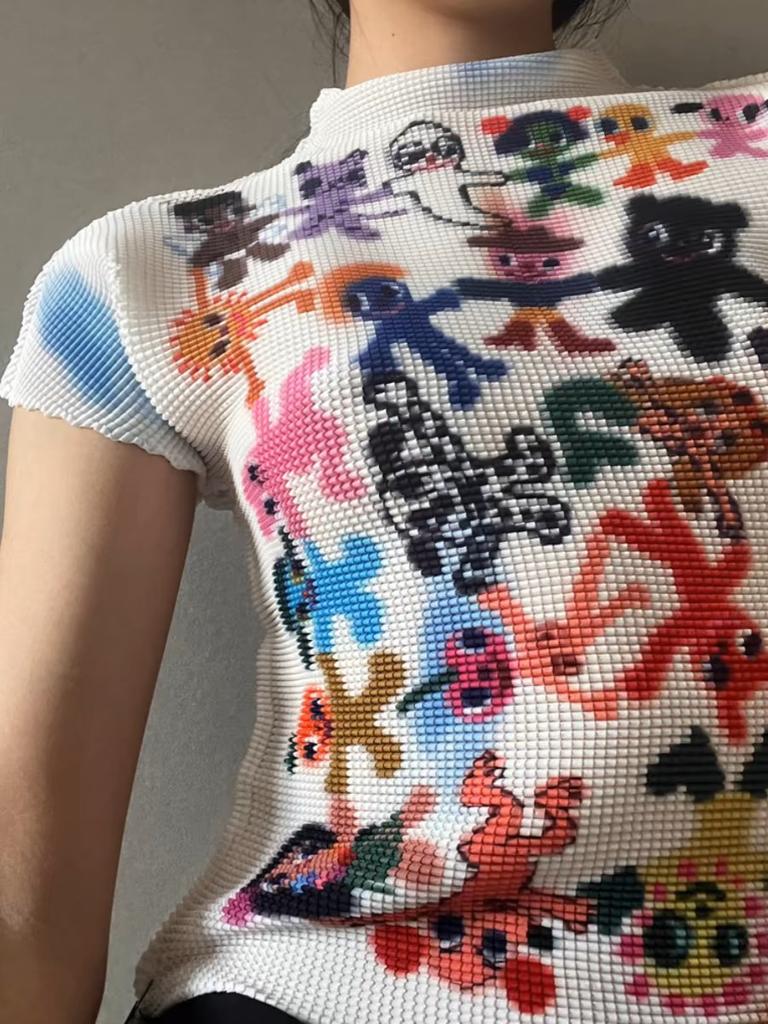 Женские облегающие футболки с коротким рукавом, футболки с принтом тай-дай, эластичные укороченные топы Goblin Core 2000-х годов, кокетка Gyaru Aesthetic Kpop Kawaii Summer