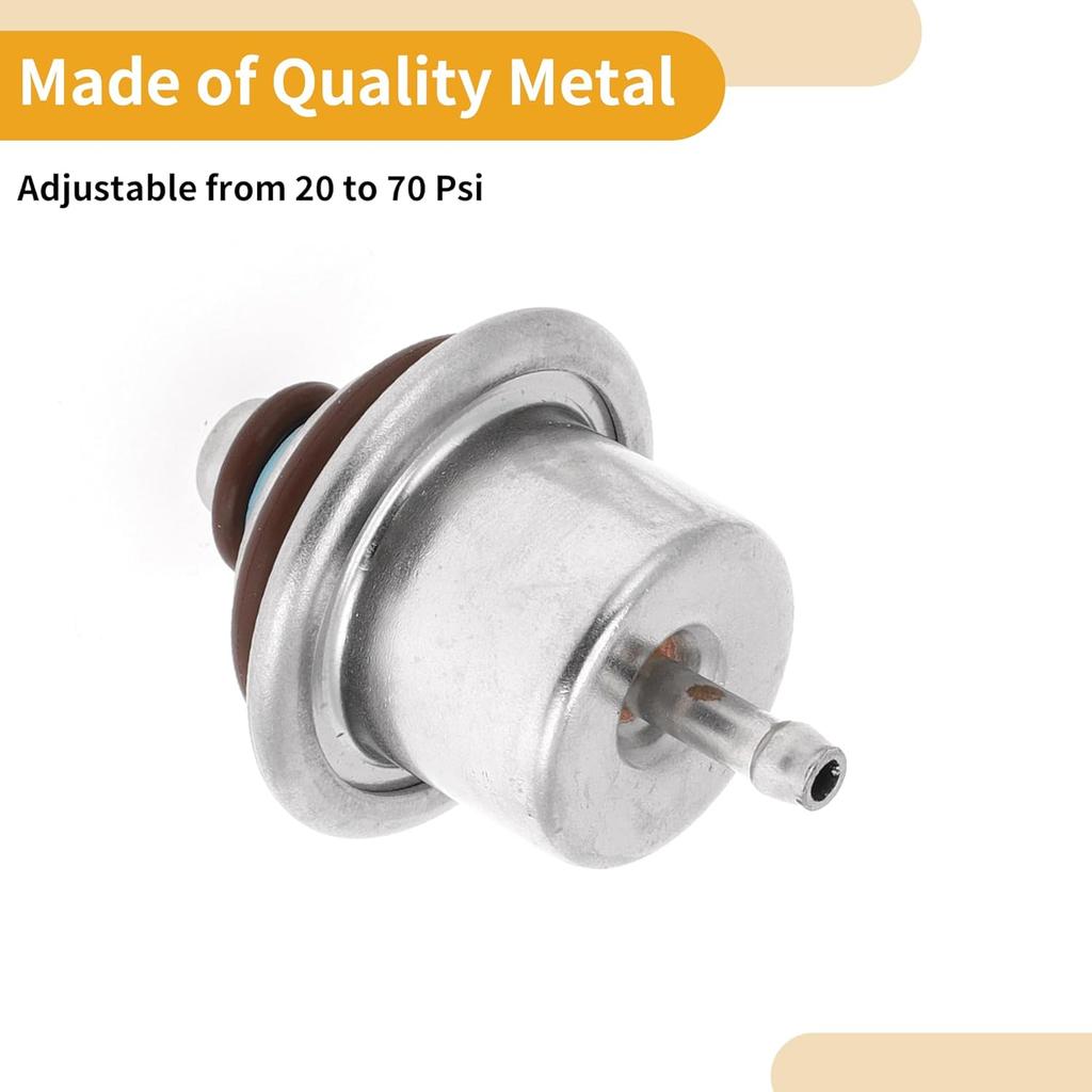 Fuel Pressure Regulator No.96130880 Fuel Pump Regulator for Chevy Silverado 1500 2003 Metal with Clip Corrosion Resistant
