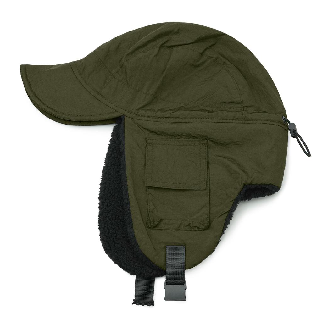 Кепка пилота с щеткой для защиты от холода, для поездок на работу или для уборки снега на открытом воздухе [Croogo] Кепка, теплая, подкладка, защита, клапаны, водонепроницаемая, кепка,