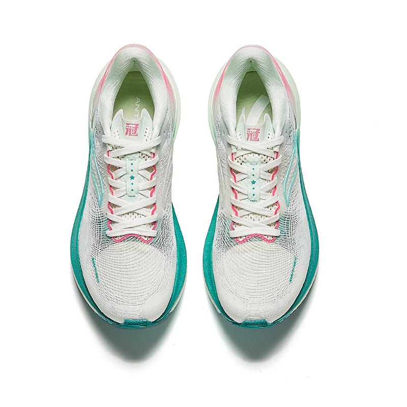 Anta Кроссовки Champion 3 Pro Low-Top с технологией String, амортизирующие женские кроссовки, серые, зеленые, синие 122435563-1