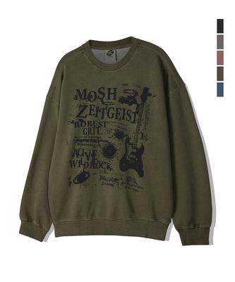 WILDROCK Wild Mosh Пигментный Оверсайз Свитшот_5 Цв