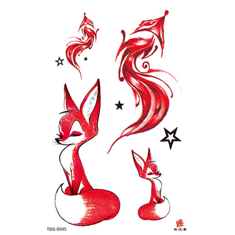 High Quality Waterproof Women's Sexy Flower Animal Tribal Temporary Body Art Tattoos Tattoo Stickers