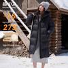 Женский зимний пуховик средней длины с капюшоном Xuezhongfei X250145680F