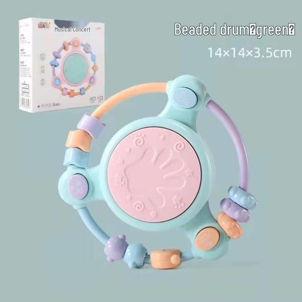 Educational Musical Baby Hand Drum Rattle for Ages 6 Months To 2 Years