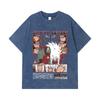 275 GSM Washed T-shirts 100% Cotton Naruto V5 Jiraiya Print Unisex Heavy Cotton T Shirt