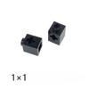 Compatible Building Block Small Particle Building Block 73230 Accessories 1 * 1 Bump Beam With Shaft Hole Building Block Parts