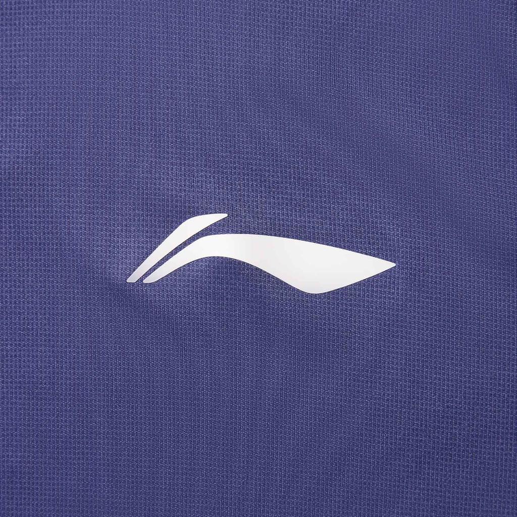 Мужская футболка Li Ning из коллекции для бега, цвет сумеречно-синий, ATSV005-3