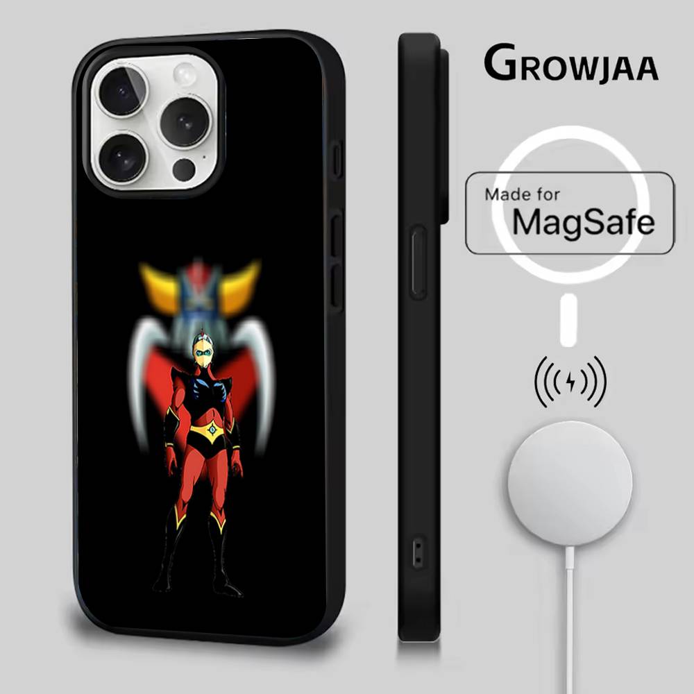 Чехол для телефона UFO Robot G-Goldorak для iPhone 17,16,15,14,13,12,11,Pro,Max,Plus,Mini,SE4,E Магнитный Magsafe Беспроводная зарядка