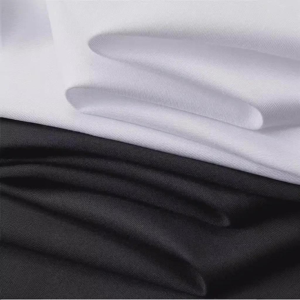 Men's Slim Fit Long-Sleeve Stand Collar Shirt - Silky, Non-Iron, Solid Color, Casual Business Attire for Spring and Autumn