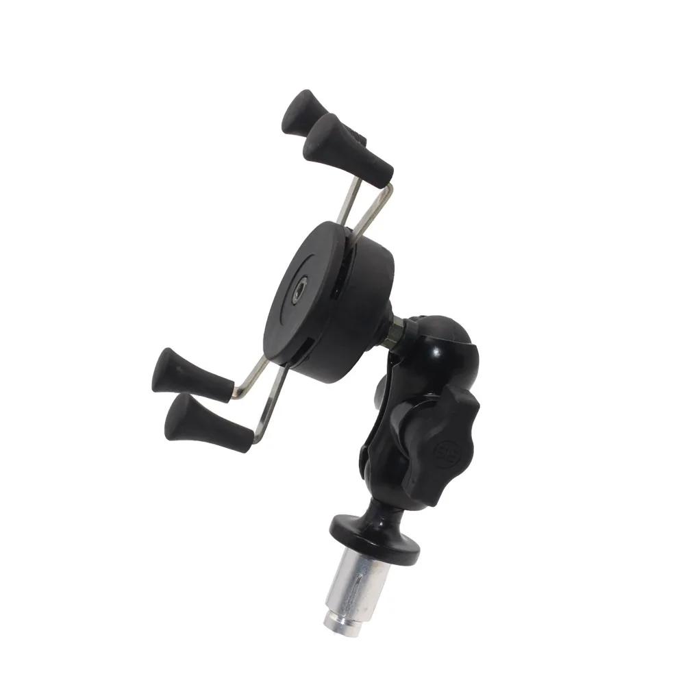 Motorcycle Phone Holder Fork Stem Mount GPS Navigation Bracket with USB Charger for BMW F900XR Yamaha Tenere700 Cellphone Stand
