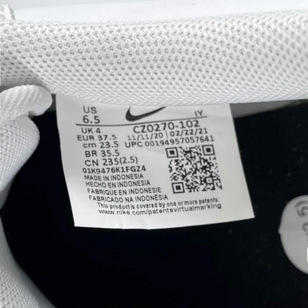 NIKE AIR FORCE 1 '07 ESS CZ0270-102 sneakers white unisex JP23.5 EU37.5 US6.5 used