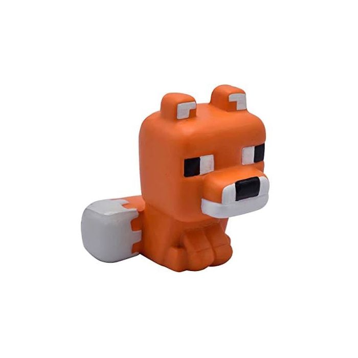 Just Toys - Minecraft - Figurine Anti-stress Mega Squishme Série 3 Renard 15 Cm