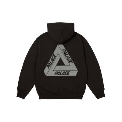 Palace Черные топы унисекс с капюшоном Bit Grippy Tri-Ferg P26CS056