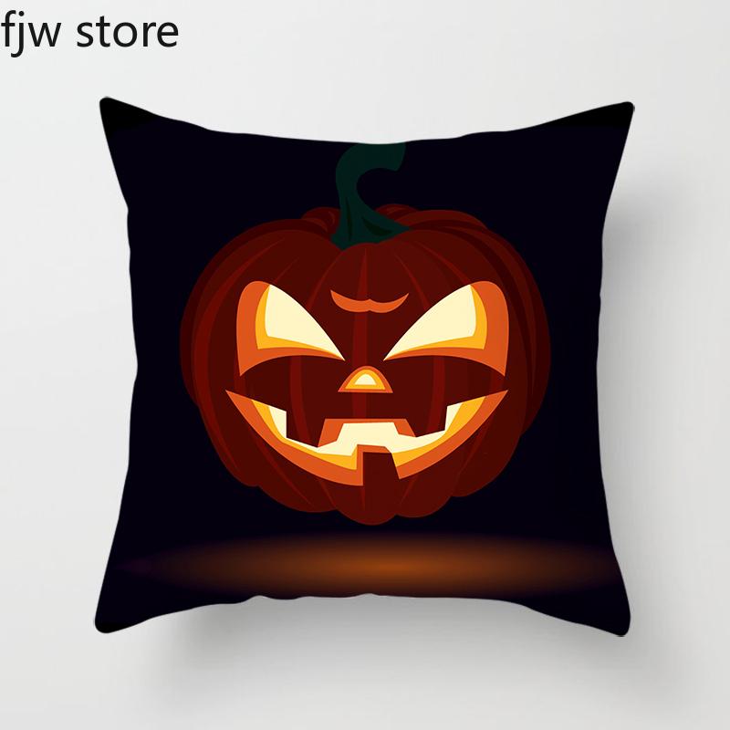 Halloween Decorative Pillowcase Home Decor Bedroom Living Room Sofa Cushion Cover Party Decoration Pumpkin Ghost Face