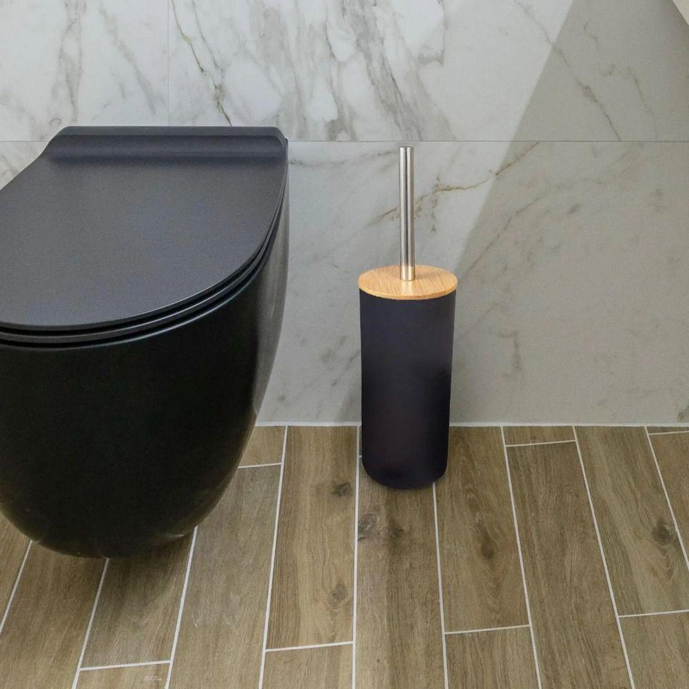 Long Handle Toilet Scrubber Standing Base Bathroom Cleaning Tool Toilet Brush Set  Toilet Cleaning