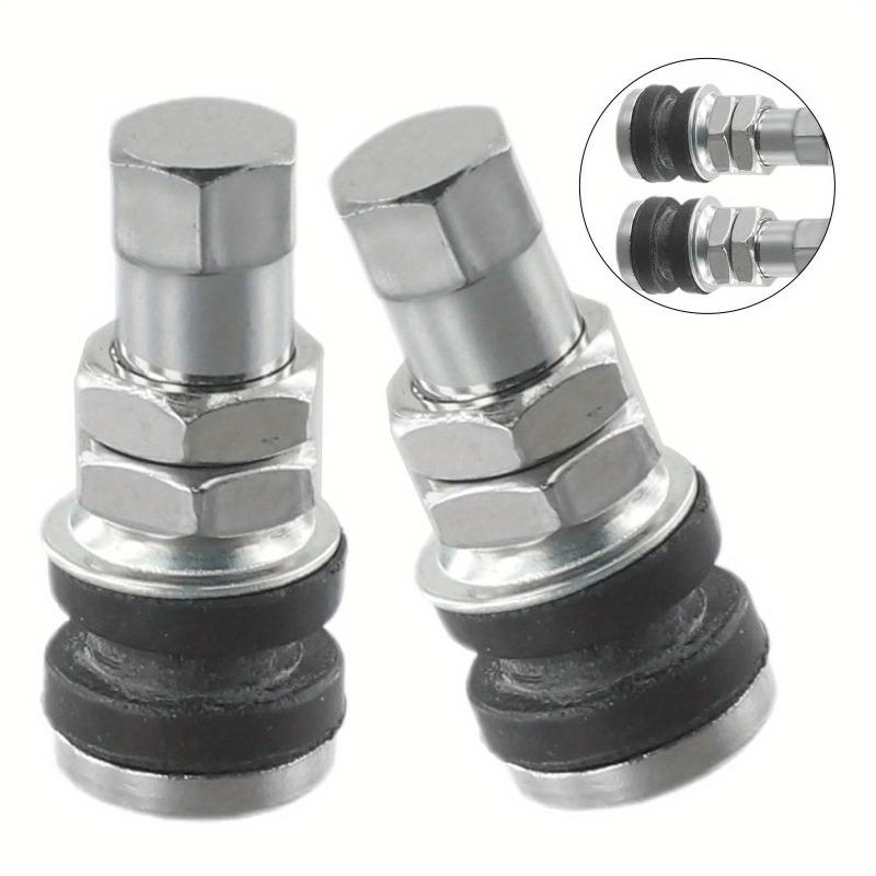 10Pcs Car Tire Valve Short Stems Short Stem With Rubber Gasket For ATVs lawn mowers go-karts boat trailers motorcycles