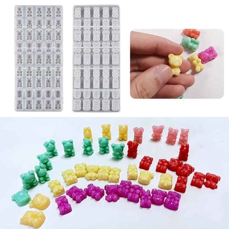 Медведь мышь орнамент ремесла силиконовые формы эпоксидная форма для ювелирных изделий смола литье формы для подвесок подходит для поделок