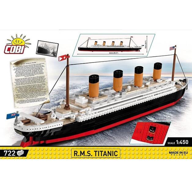 Конструктор пластиковый COBI Historical Collection R.M.S.Titanic COBI-1929