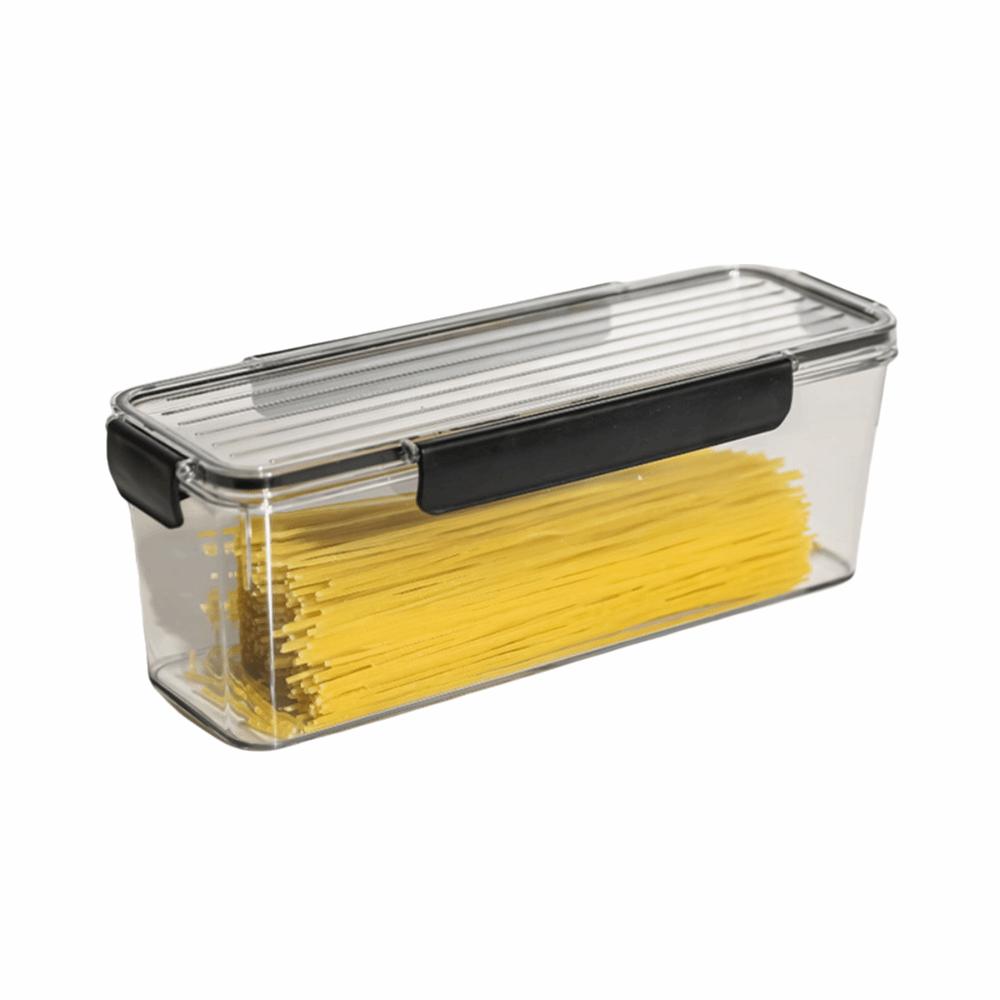 Sealed Pasta Storage Container Clear Plastic Fresh Keeper Box Spaghetti  Noodle Organizer  Fridge