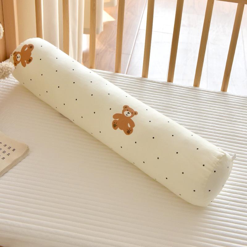 60 см Милые Мультяшные Бортики для Новорожденных Мягкий Хлопок Подушка для Комфорта Младенца Защита от Ударов Мягкий Столбик Подушка для Защиты Малыша