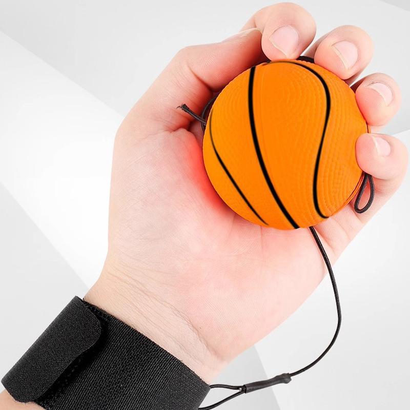 Мяч для возврата запястья эластичный резиновый мяч для упражнений на запястье укрепление рук на открытом воздухе в помещении надувной мяч браслет детские игрушки