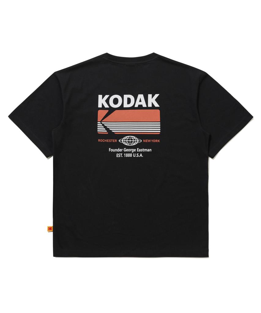 KODAK Breeze Pop Aerocool Big Graphic Short Sleeve T-Shirt Black