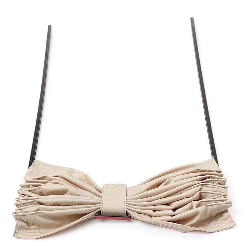 2 шт. занавески с монтажными комплектами, роскошные бежевые шторы для VIP-автомобилей, фургонов, солнцезащитные козырьки, автомобильные передние и задние шторки 50*47 см