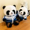 School Uniform Wear Panda Plush Toy Stuffed Animal Doll Kids Gifts Birthday