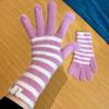 Fuzzy Touch Screen Gloves Long Cuff Thermal Gloves Soft Winter Warm Gloves  For Women