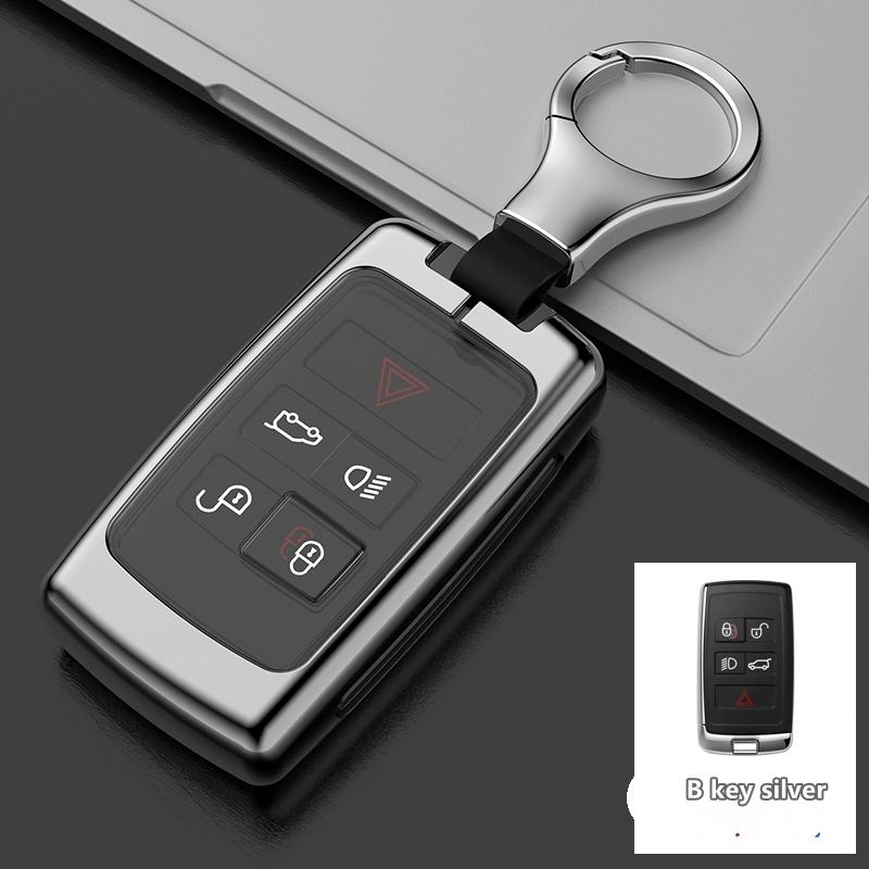 Car Zinc Alloy TPU Key Case Cover Holder For Land Rover Range Rover Discovery 5 Sport For JAGUAR XE XF XJ F PACE Accessories