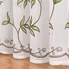 2 шт., марлевая занавеска, занавеска с виноградными листьями, вышитая марля, оконная ширма, вуаль, эркер, балкон, песочная занавеска, белая прозрачная марля с вышивкой